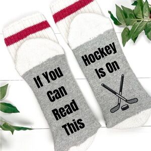 If You Can Read This Hockey Socks